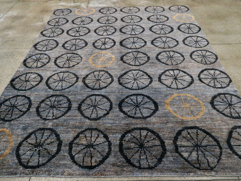 Contemporary Turkish Anatolian Room Size Carpet, No.29337 - Gsblank