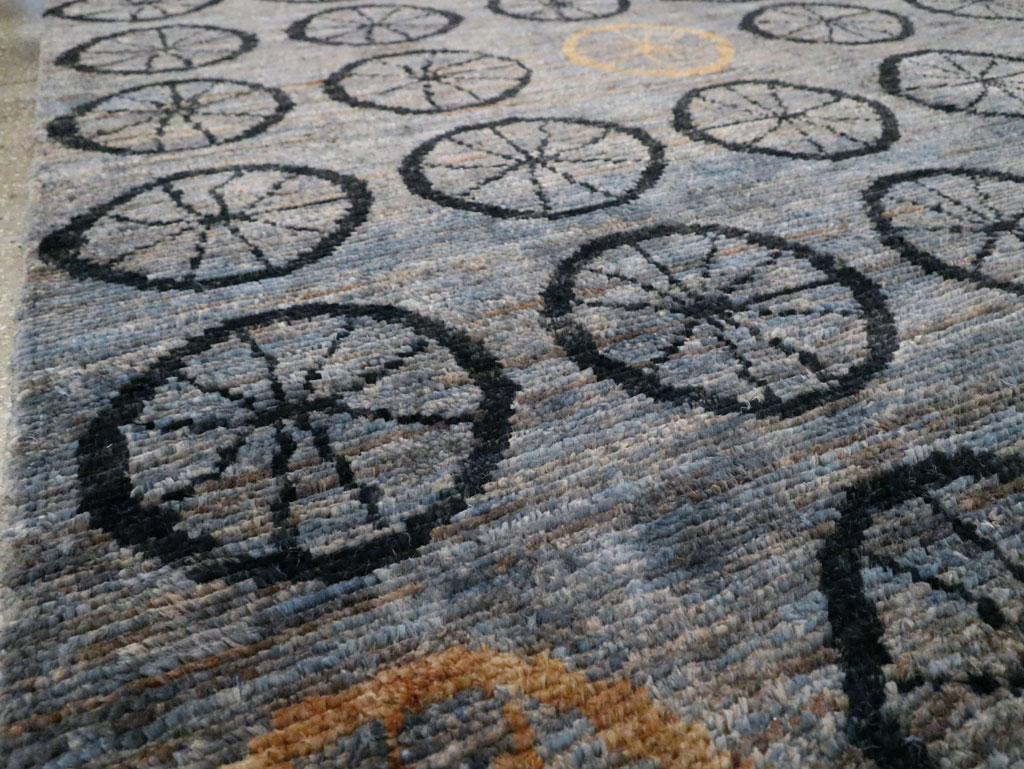 Contemporary Turkish Anatolian Room Size Carpet, No.29337 - Gsblank