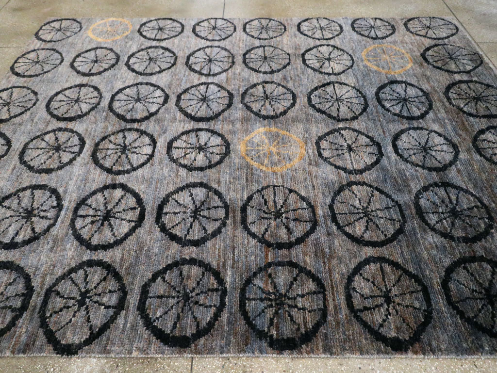 Contemporary Turkish Anatolian Room Size Carpet, No.29337 - Gsblank