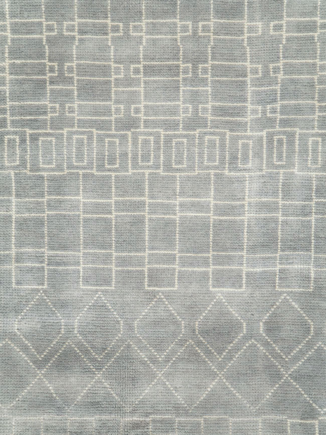Contemporary Moroccan Room Size Carpet, No.29338 - Gsblank