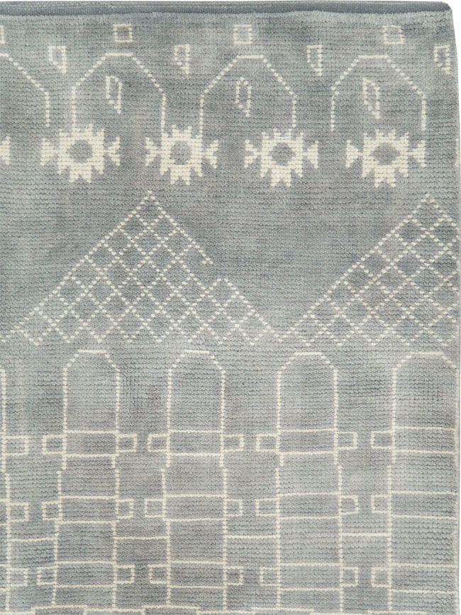 Contemporary Moroccan Room Size Carpet, No.29338 - Gsblank