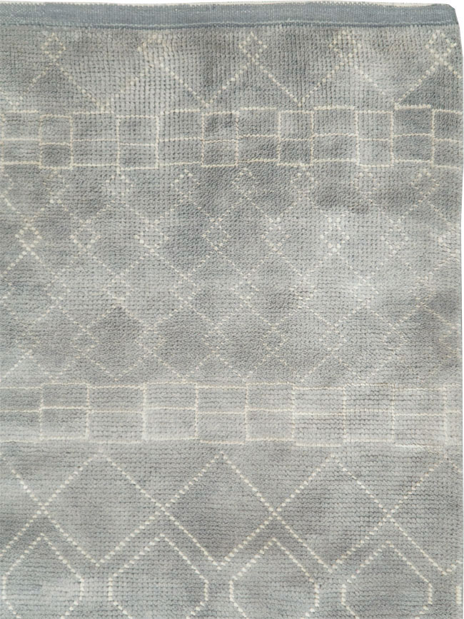 Contemporary Moroccan Room Size Carpet, No.29338 - Gsblank