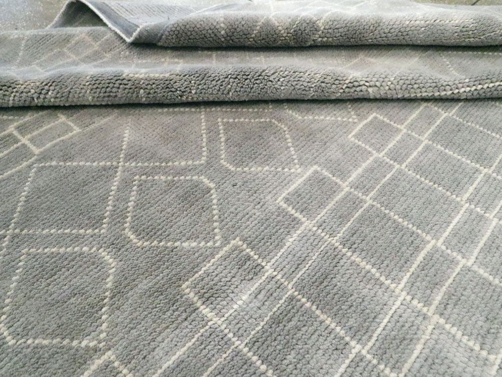 Contemporary Moroccan Room Size Carpet, No.29338 - Gsblank