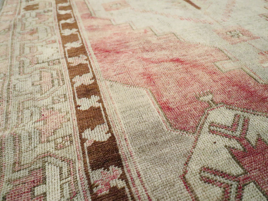 Vintage Turkish Anatolian Wide Gallery Runner, No.29342 - Gsblank