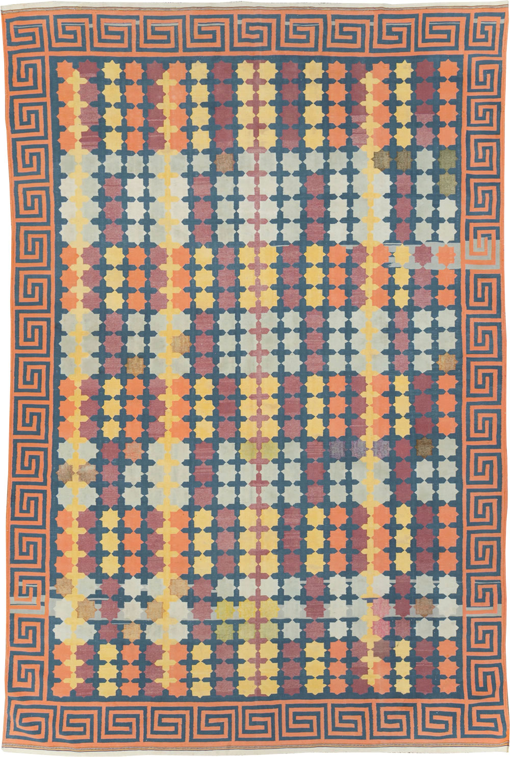 Vintage Indian Dhurrie, No.29351 - Gsblank