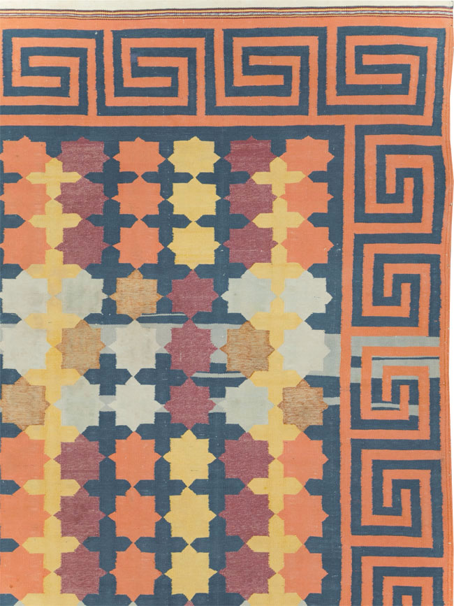 Vintage Indian Dhurrie, No.29351 - Gsblank