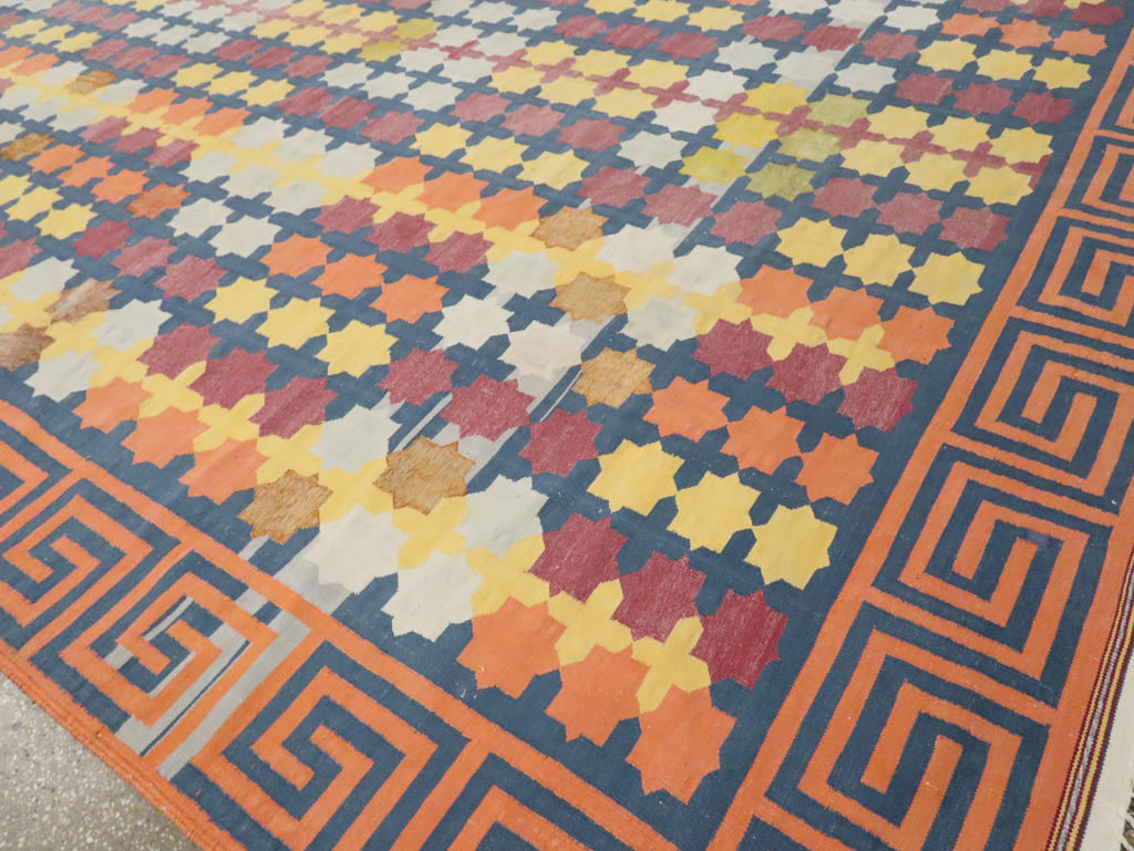 Vintage Indian Dhurrie, No.29351 - Gsblank