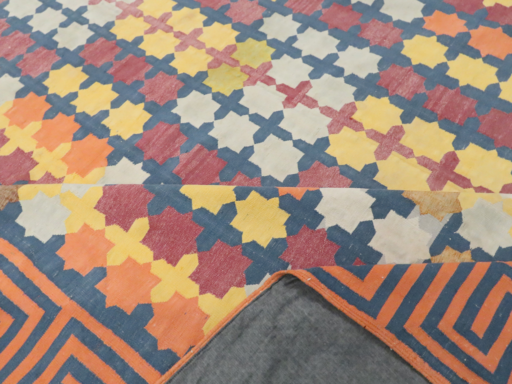 Vintage Indian Dhurrie, No.29351 - Gsblank