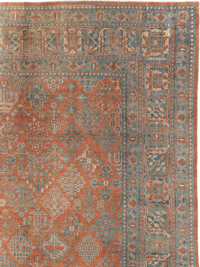 Antique Persian Joshegan Large Room Size Carpet, No.29352 - Gsblank