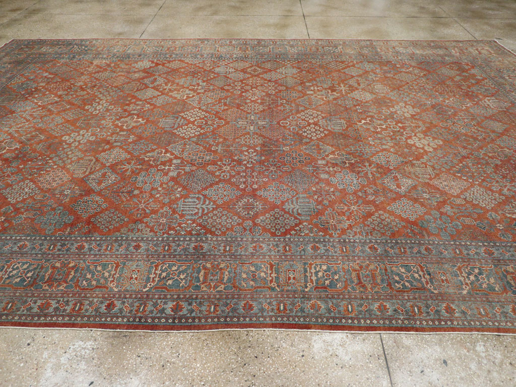 Antique Persian Joshegan Large Room Size Carpet, No.29352 - Gsblank