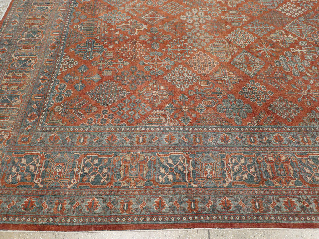 Antique Persian Joshegan Large Room Size Carpet, No.29352 - Gsblank
