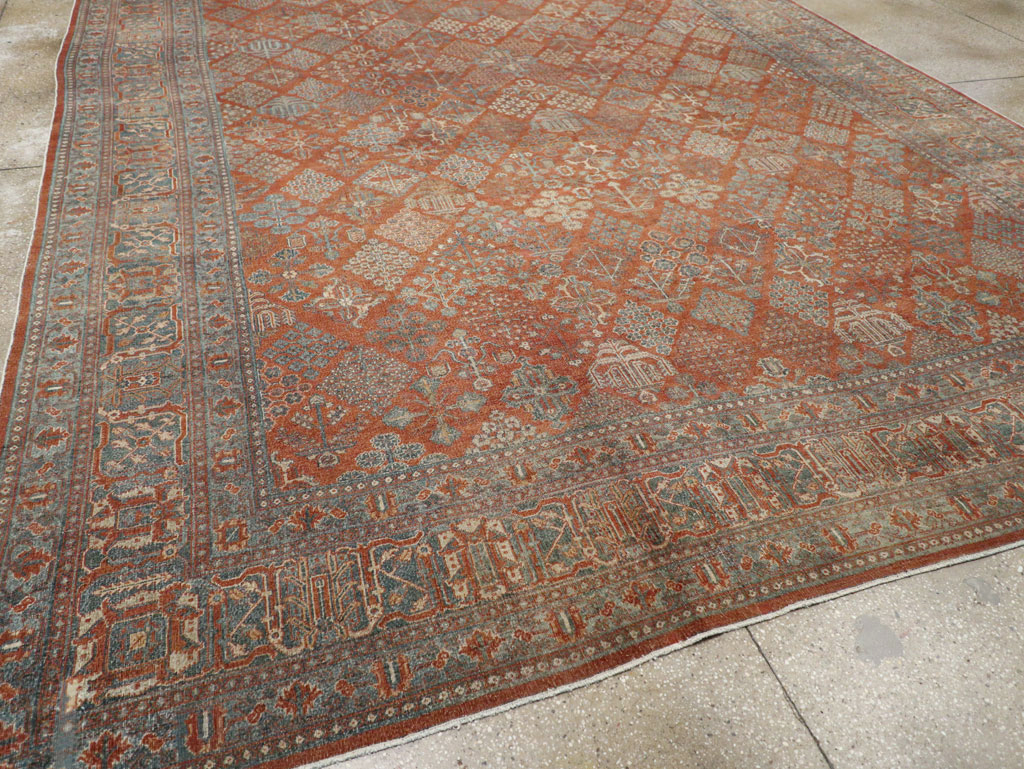 Antique Persian Joshegan Large Room Size Carpet, No.29352 - Gsblank