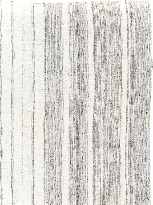 Vintage Turkish Flatweave Kilim Room Size Carpet, No.29354 - Gsblank