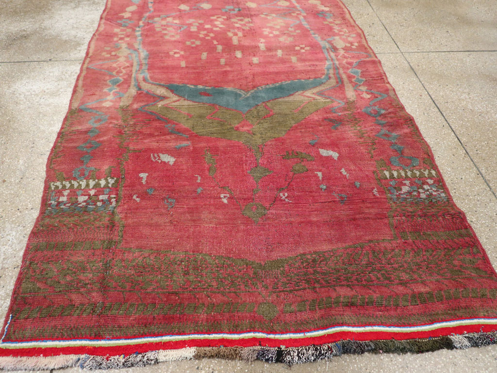 Vintage Persian Gabbeh Tribal Accent Rug, No.29359 - Gsblank