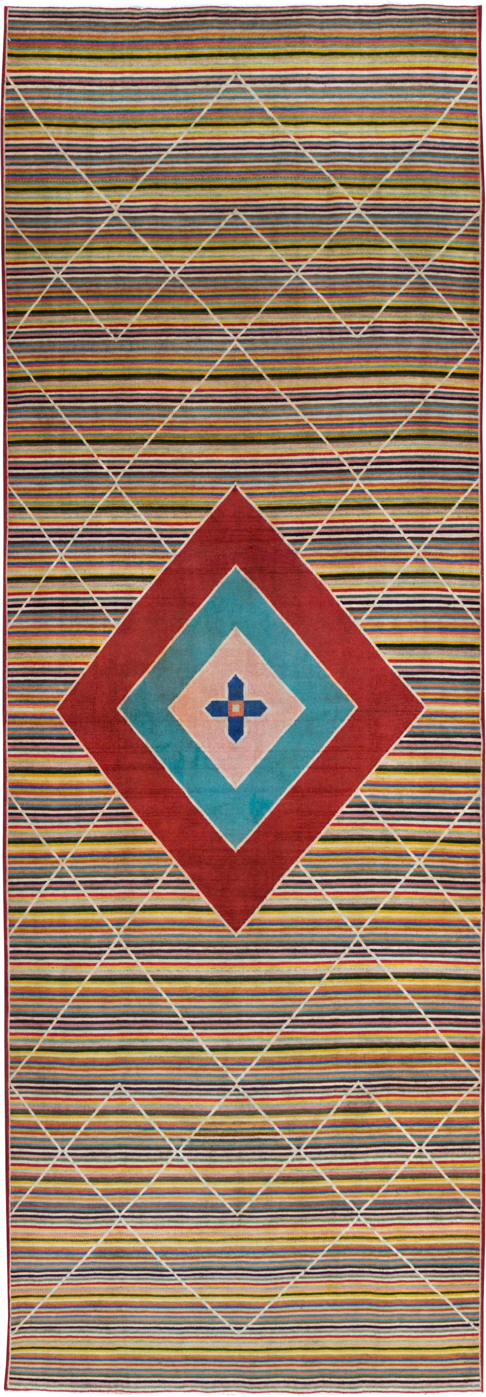 Vintage Persian Mahal Gallery Rug, No.29363 - Gsblank