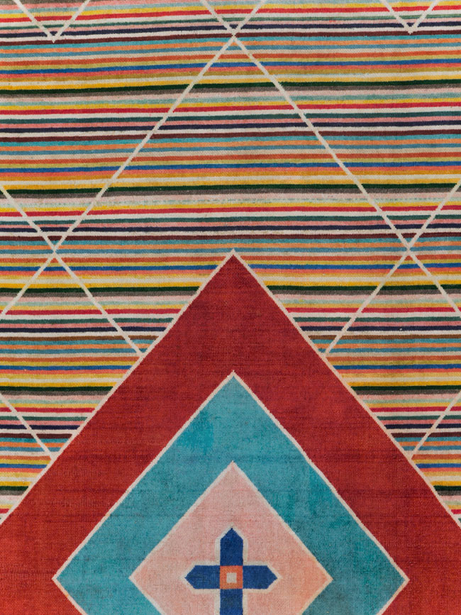 Vintage Persian Mahal Gallery Rug, No.29363 - Gsblank