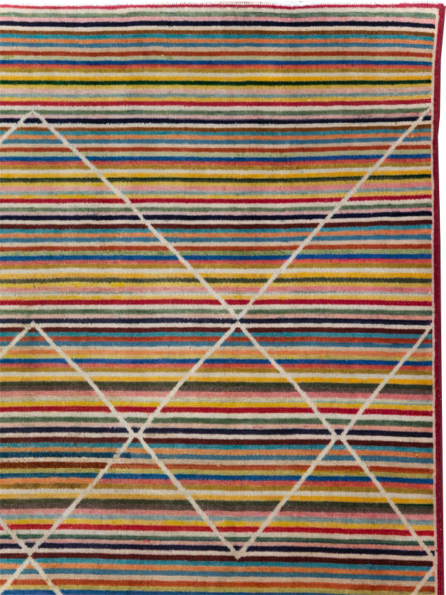 Vintage Persian Mahal Gallery Rug, No.29363 - Gsblank