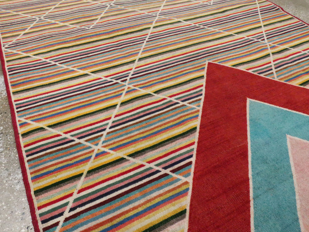 Vintage Persian Mahal Gallery Rug, No.29363 - Gsblank