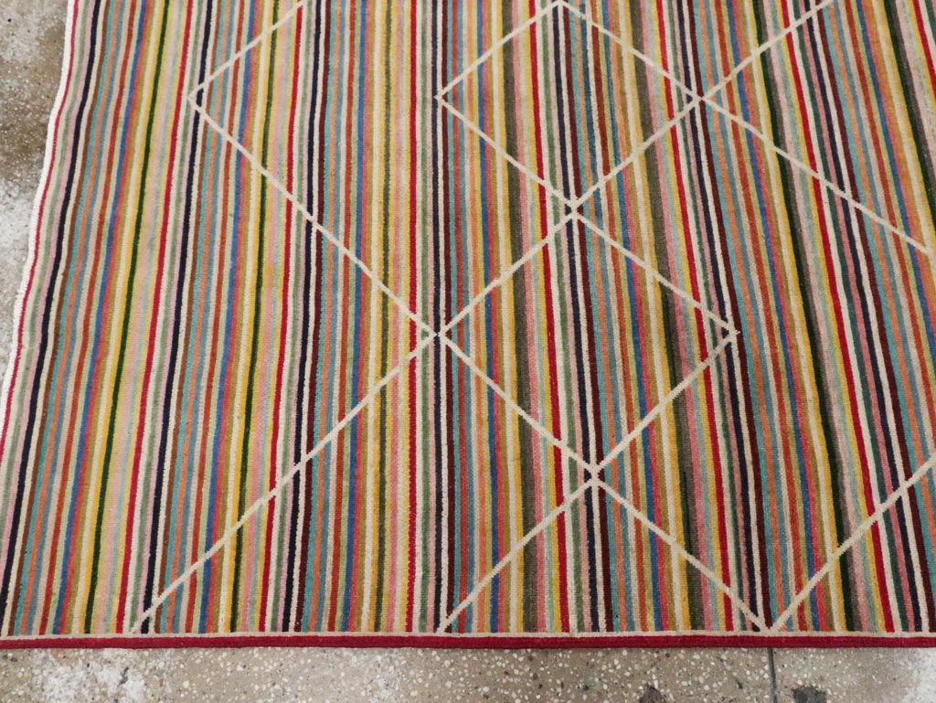 Vintage Persian Mahal Gallery Rug, No.29363 - Gsblank