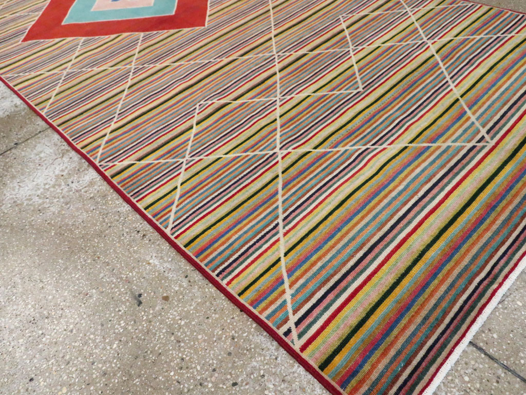 Vintage Persian Mahal Gallery Rug, No.29363 - Gsblank