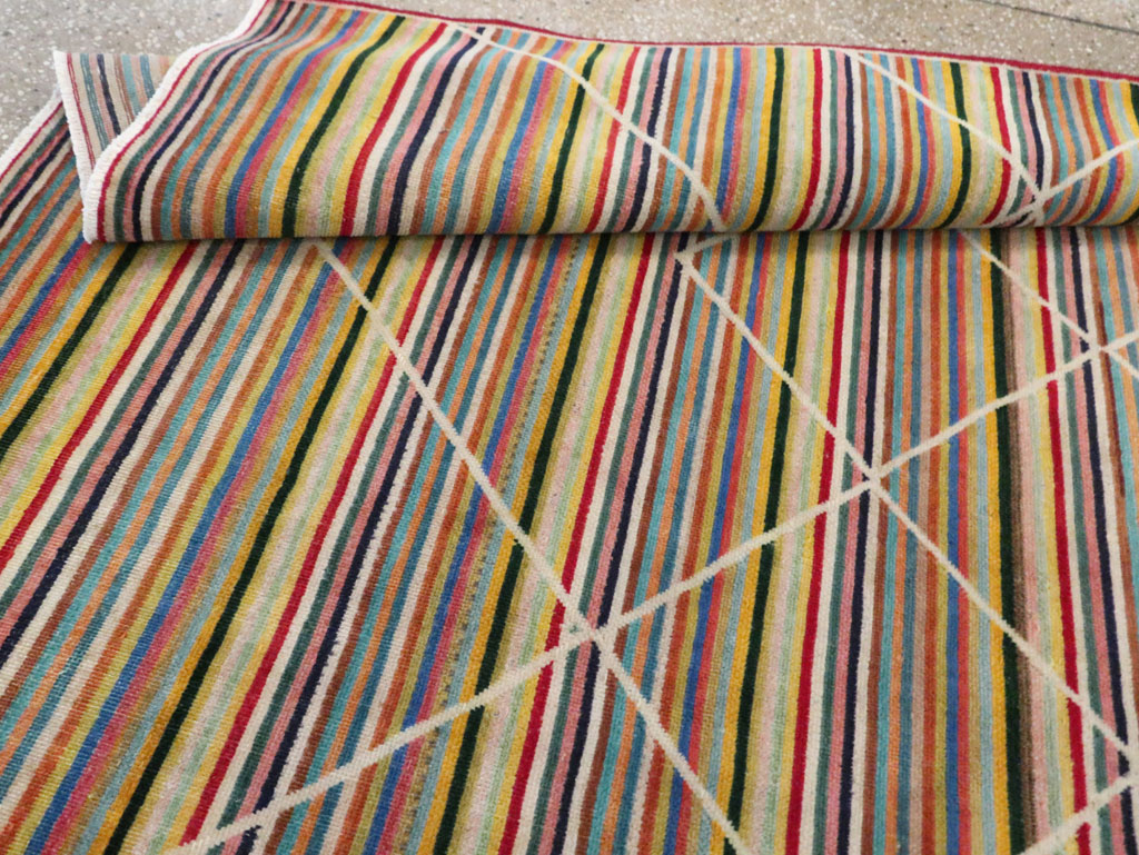 Vintage Persian Mahal Gallery Rug, No.29363 - Gsblank