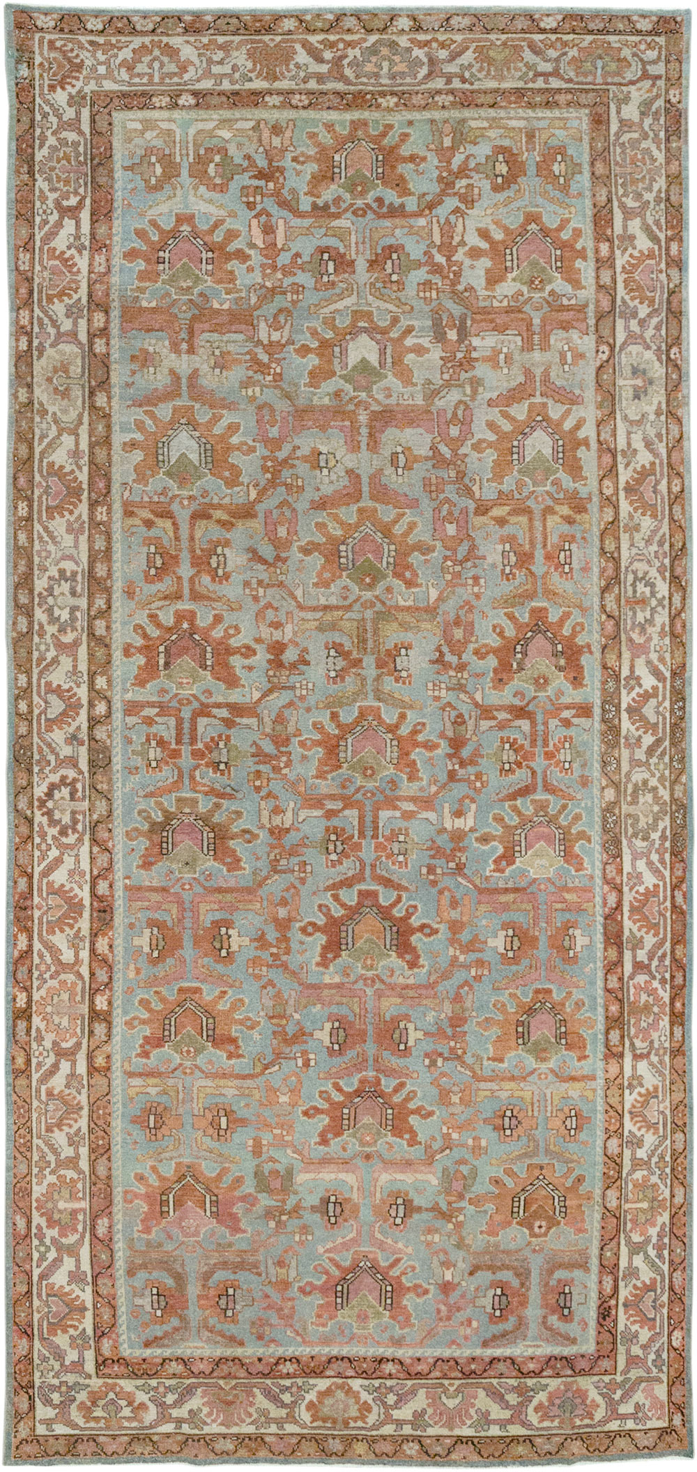 Vintage Persian Malayer Gallery Carpet, No.29370 - Gsblank