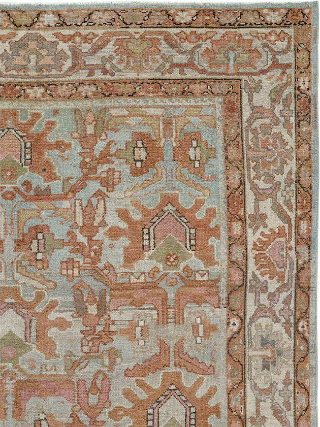 Vintage Persian Malayer Gallery Carpet, No.29370 - Gsblank