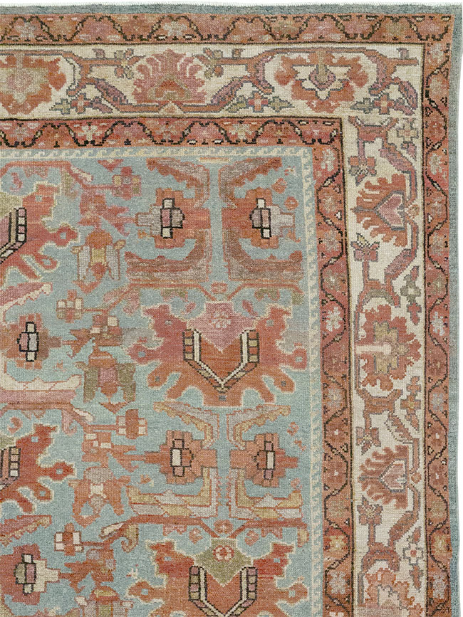 Vintage Persian Malayer Gallery Carpet, No.29370 - Gsblank