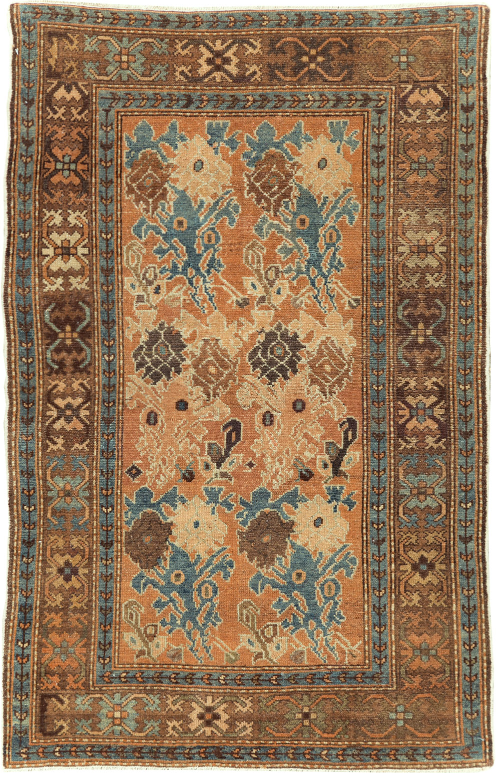 Antique Persian Malayer Throw Rug, No.29374 - Gsblank