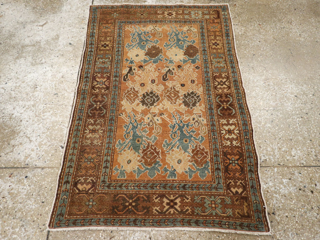 Antique Persian Malayer Throw Rug, No.29374 - Gsblank