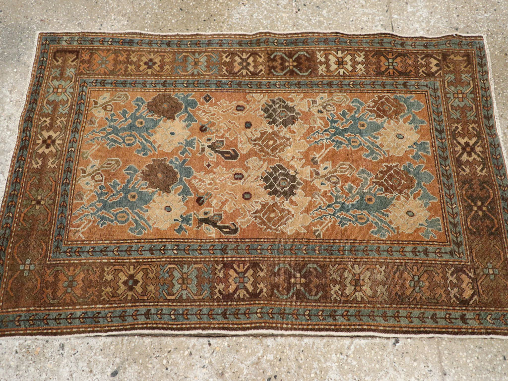 Antique Persian Malayer Throw Rug, No.29374 - Gsblank
