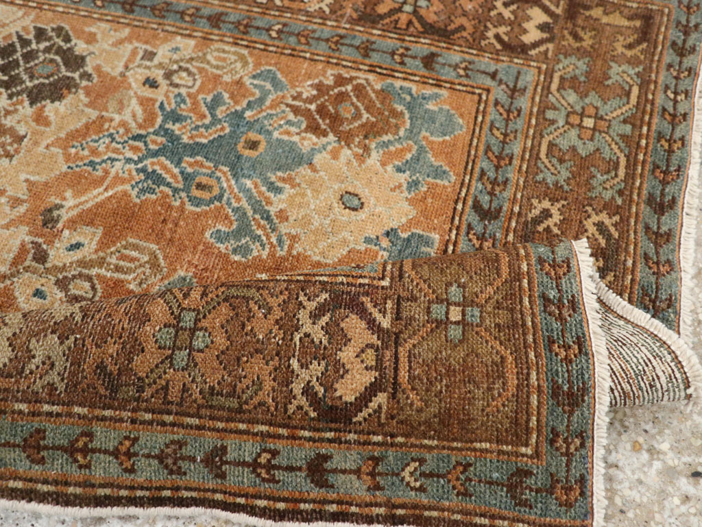 Antique Persian Malayer Throw Rug, No.29374 - Gsblank