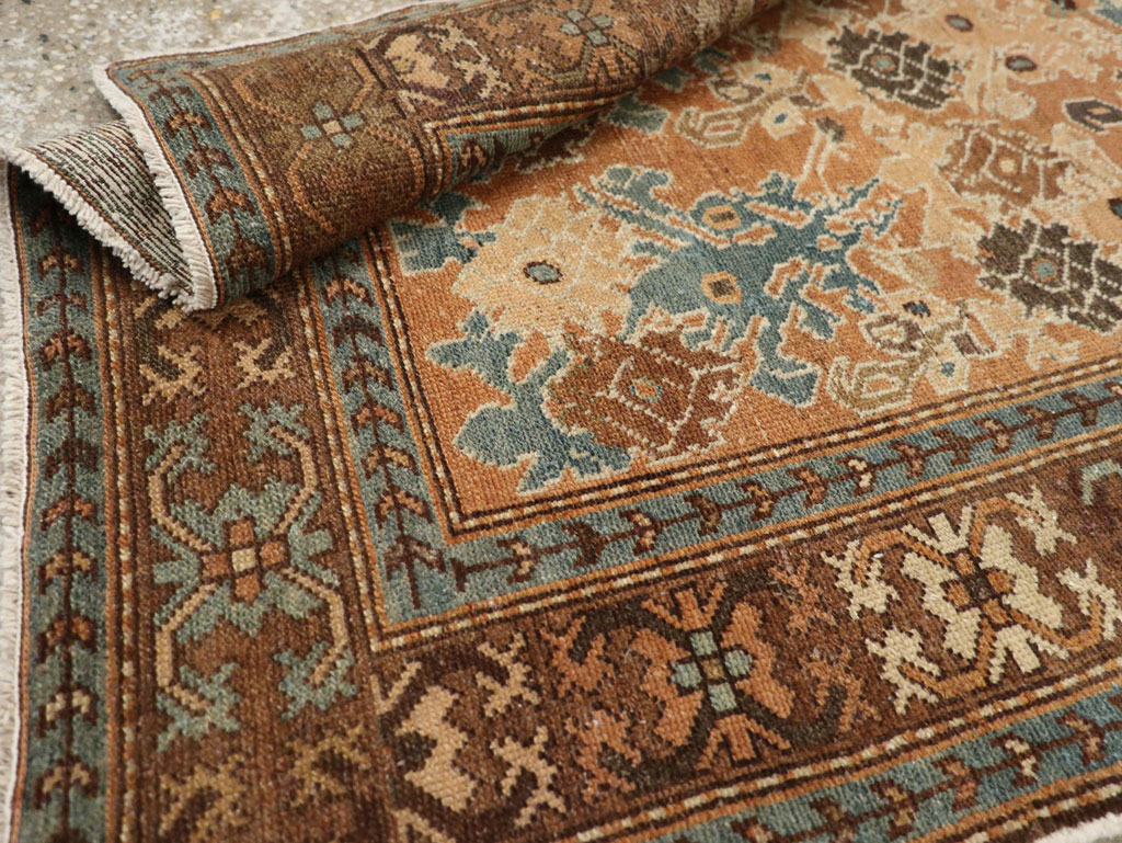 Antique Persian Malayer Throw Rug, No.29374 - Gsblank