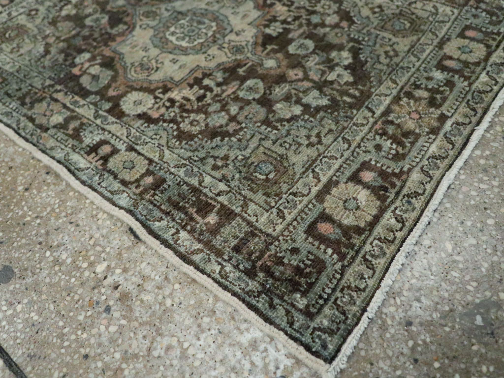 Antique Persian Malayer Throw Rug, No.29375 - Gsblank