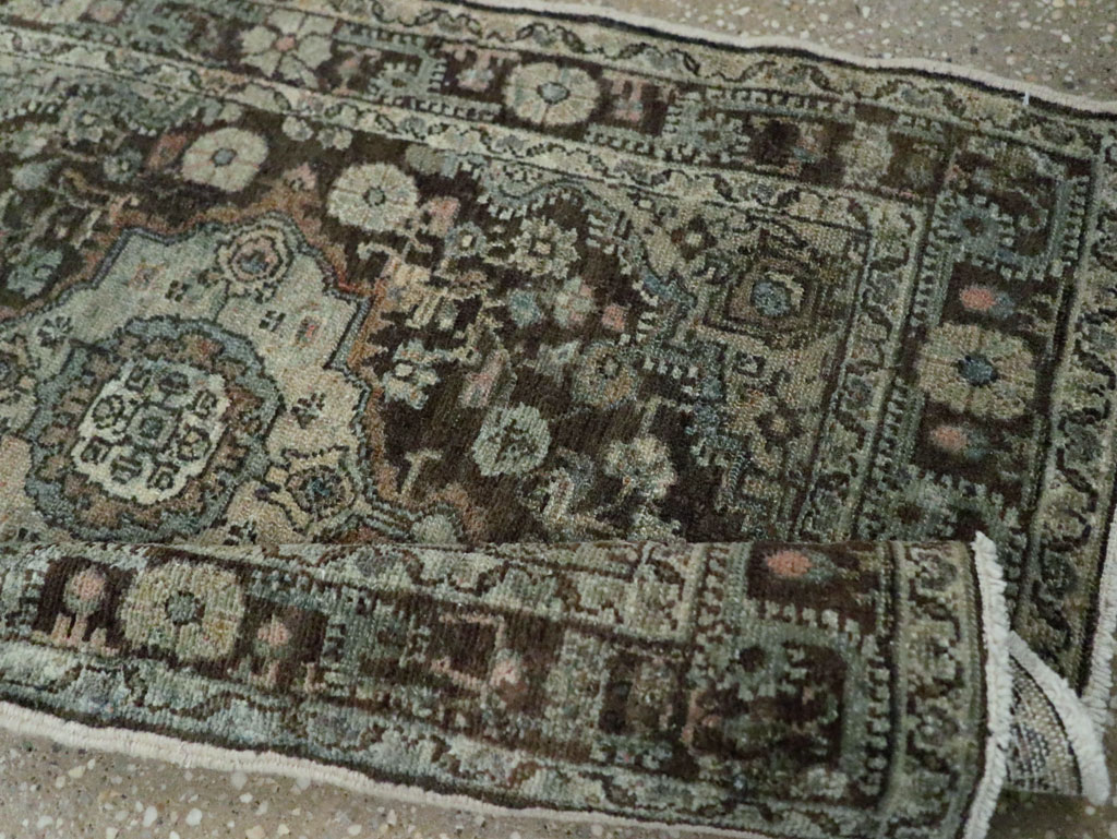 Antique Persian Malayer Throw Rug, No.29375 - Gsblank