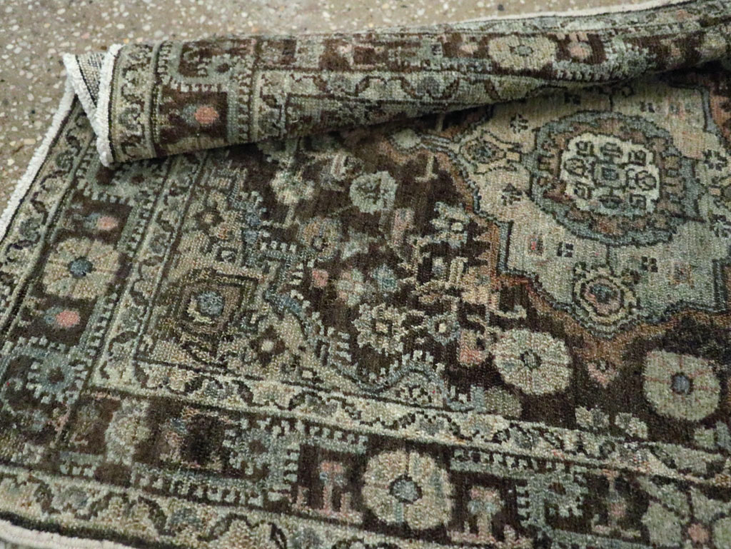 Antique Persian Malayer Throw Rug, No.29375 - Gsblank