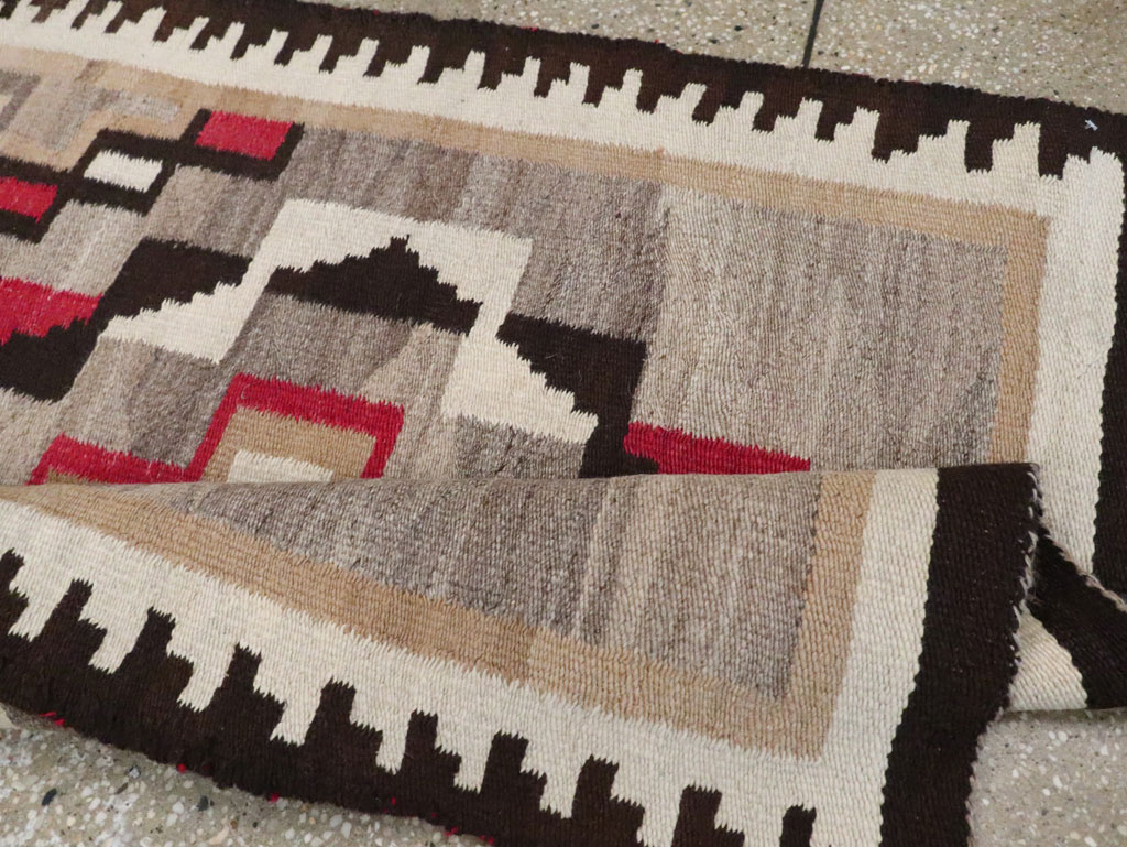 Vintage American Navajo Flatweave Rug, No.29377 - Gsblank