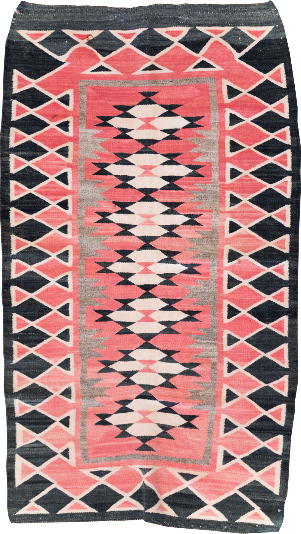 Vintage American Navajo Flatweave Rug, No.29378 - Gsblank
