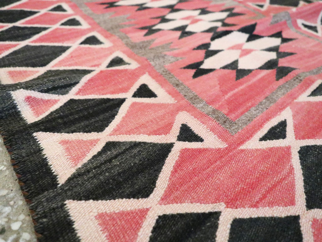 Vintage American Navajo Flatweave Rug, No.29378 - Gsblank