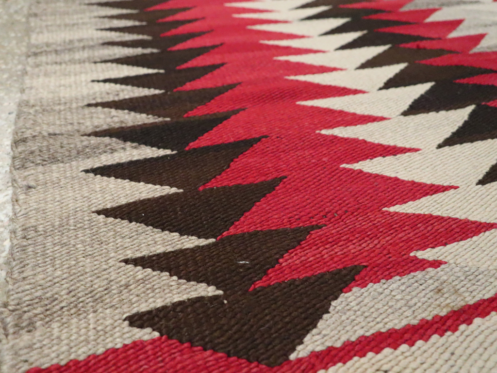 Vintage American Navajo Flatweave Rug, No.29380 - Gsblank