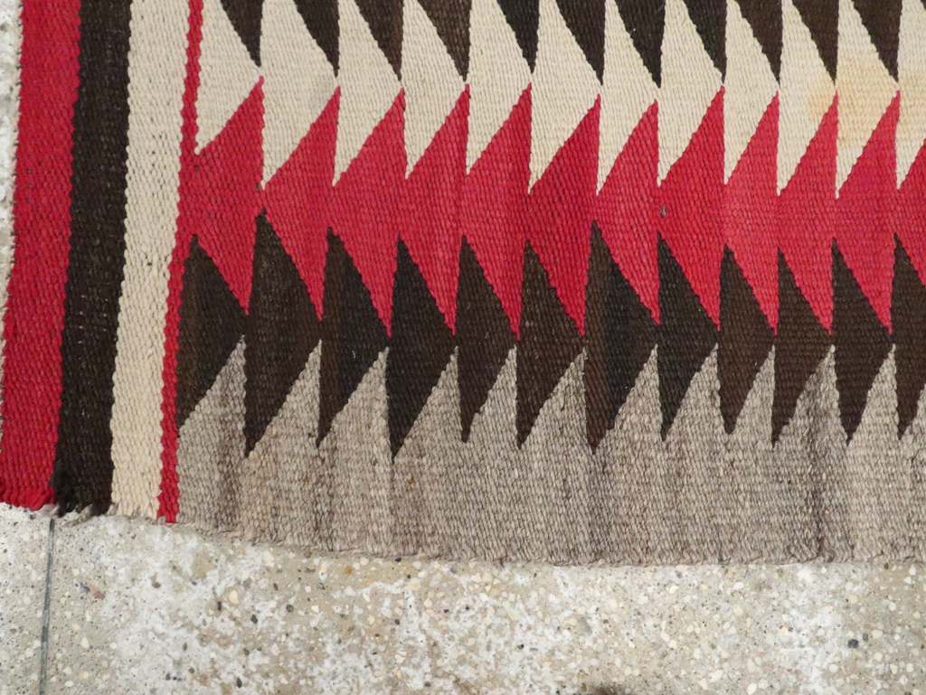 Vintage American Navajo Flatweave Rug, No.29380 - Gsblank