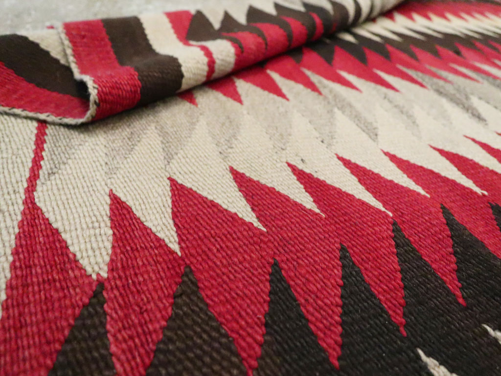 Vintage American Navajo Flatweave Rug, No.29380 - Gsblank