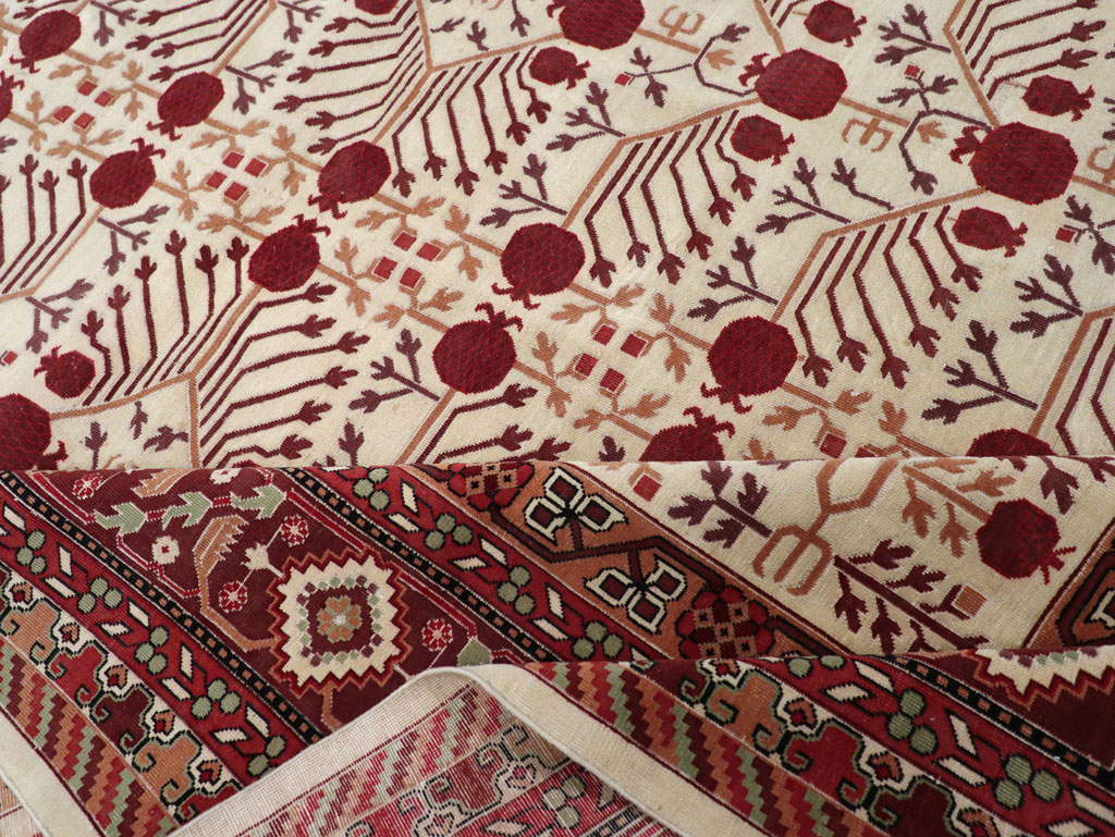 Vintage East Turkestan Khotan Room Size Carpet, No.29381 - Gsblank