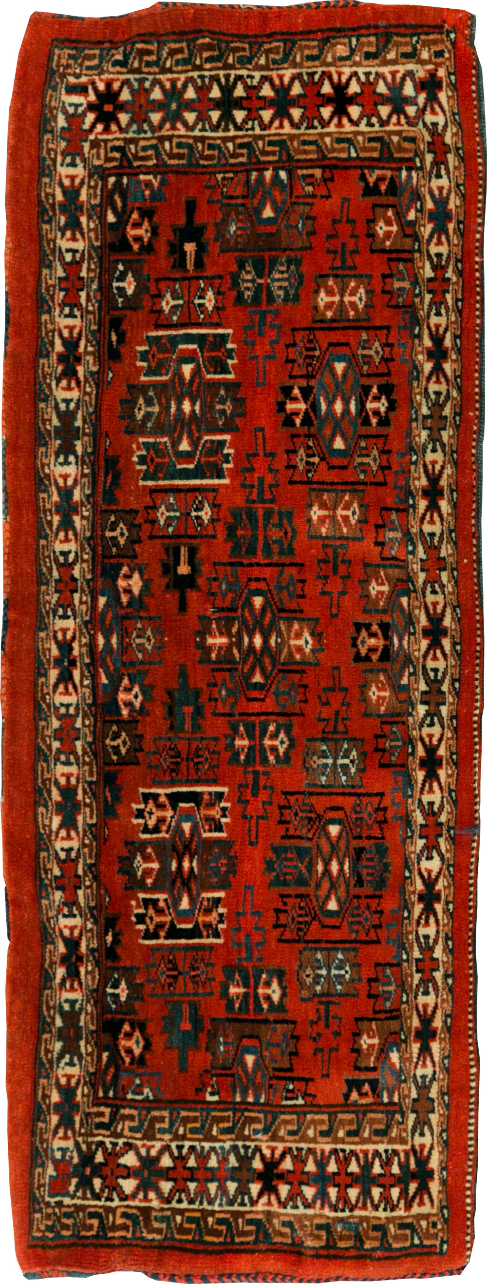 Vintage Central Asia Turkoman Bag Face, No.29382 - Gsblank