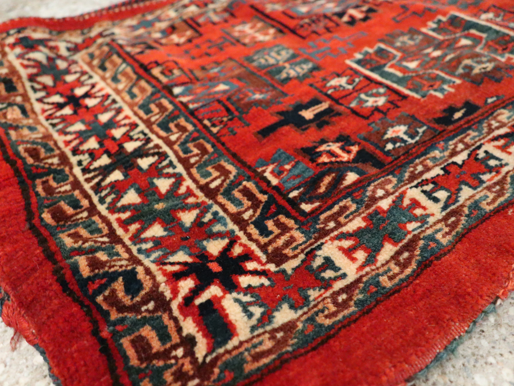 Vintage Central Asia Turkoman Bag Face, No.29382 - Gsblank