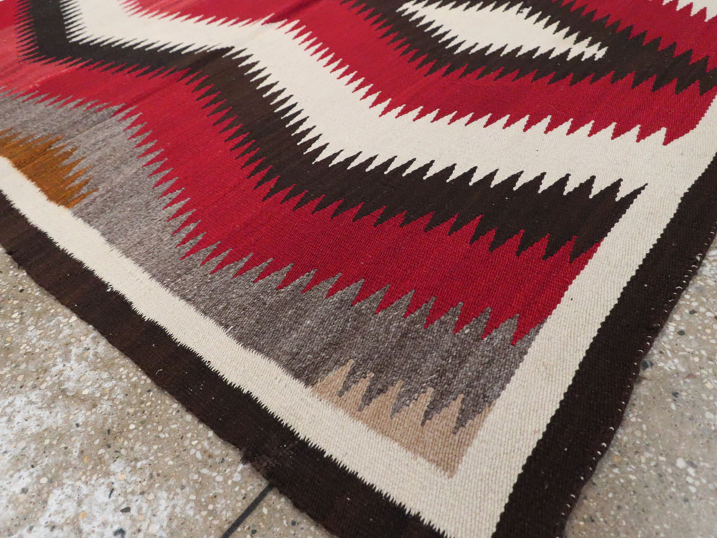 Vintage American Navajo Flatweave Rug, No.29387 - Gsblank