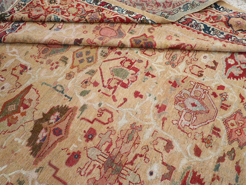 Antique Persian Mahal Room Size Carpet, No.29389 - Gsblank