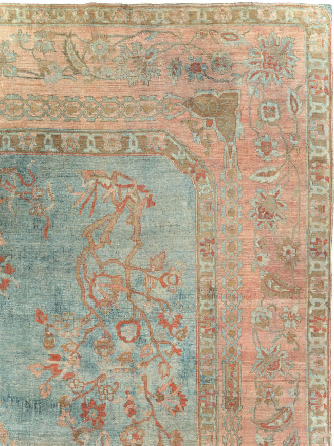 Antique Persian Sarouk Room Size Carpet, No.29396 - Gsblank