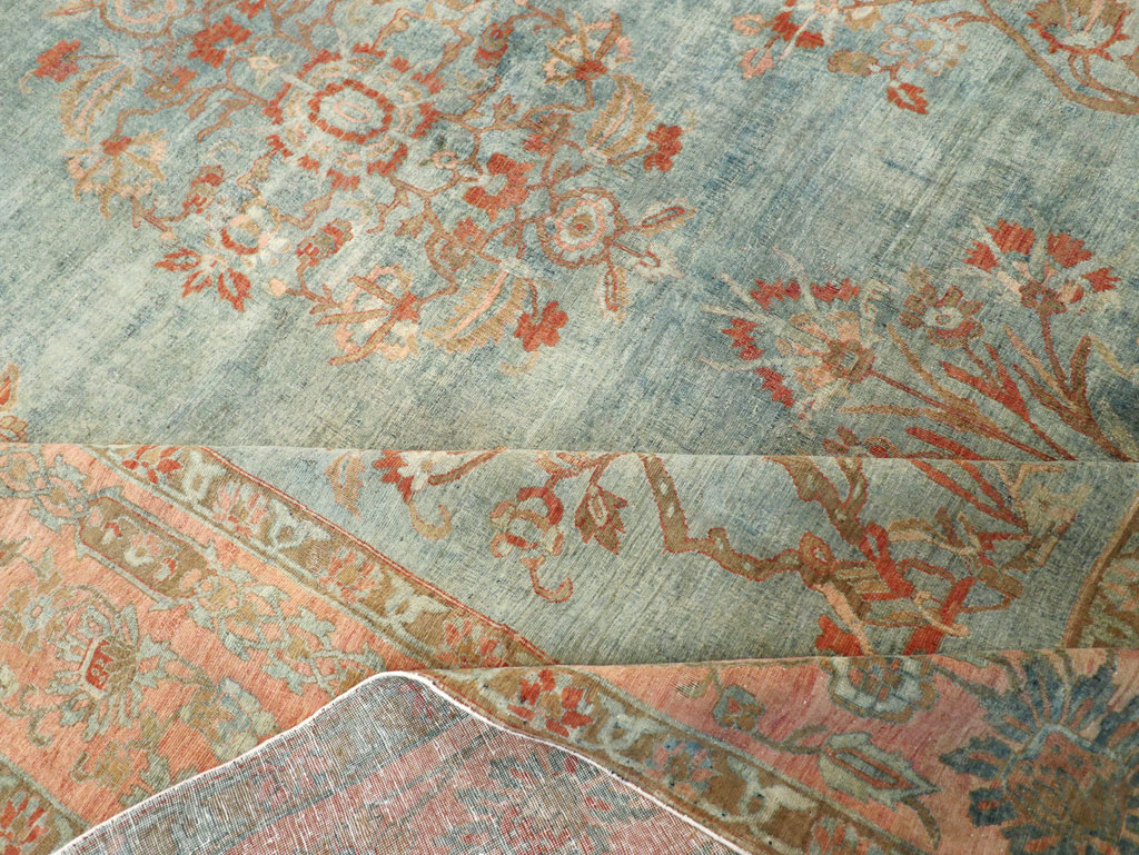 Antique Persian Sarouk Room Size Carpet, No.29396 - Gsblank