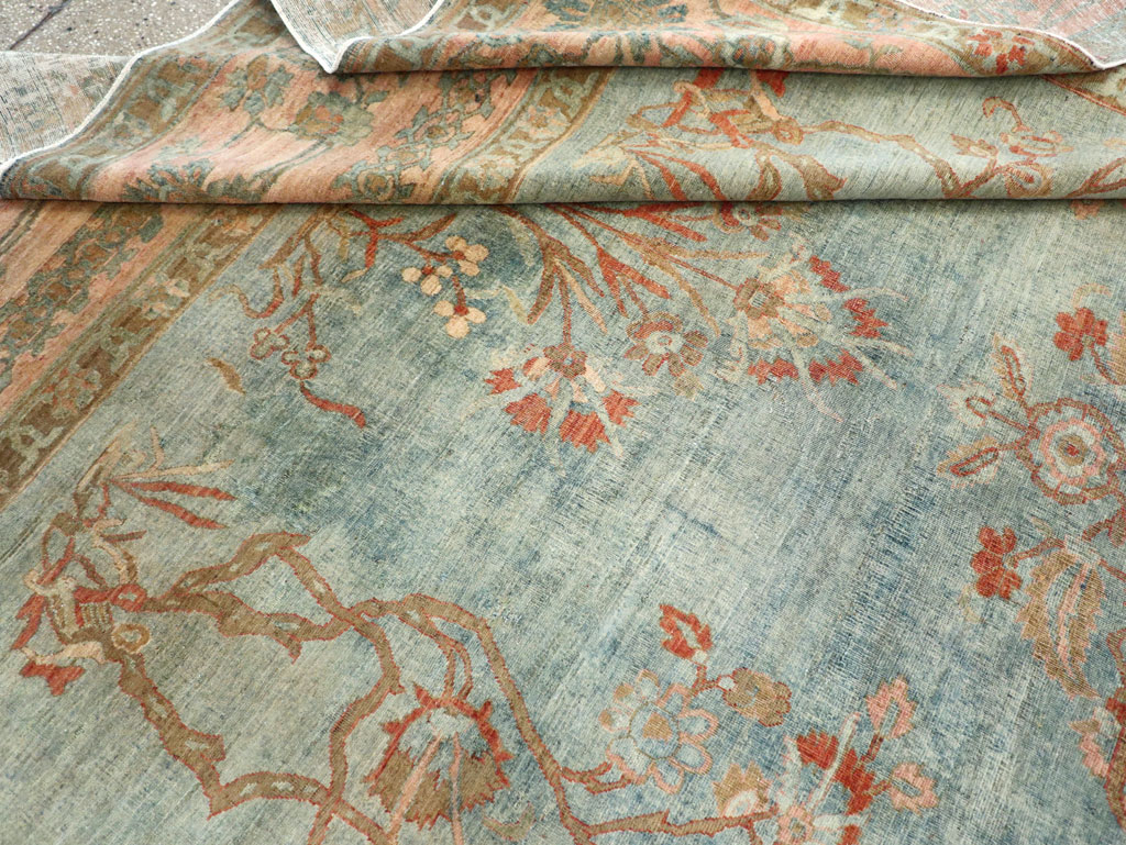 Antique Persian Sarouk Room Size Carpet, No.29396 - Gsblank